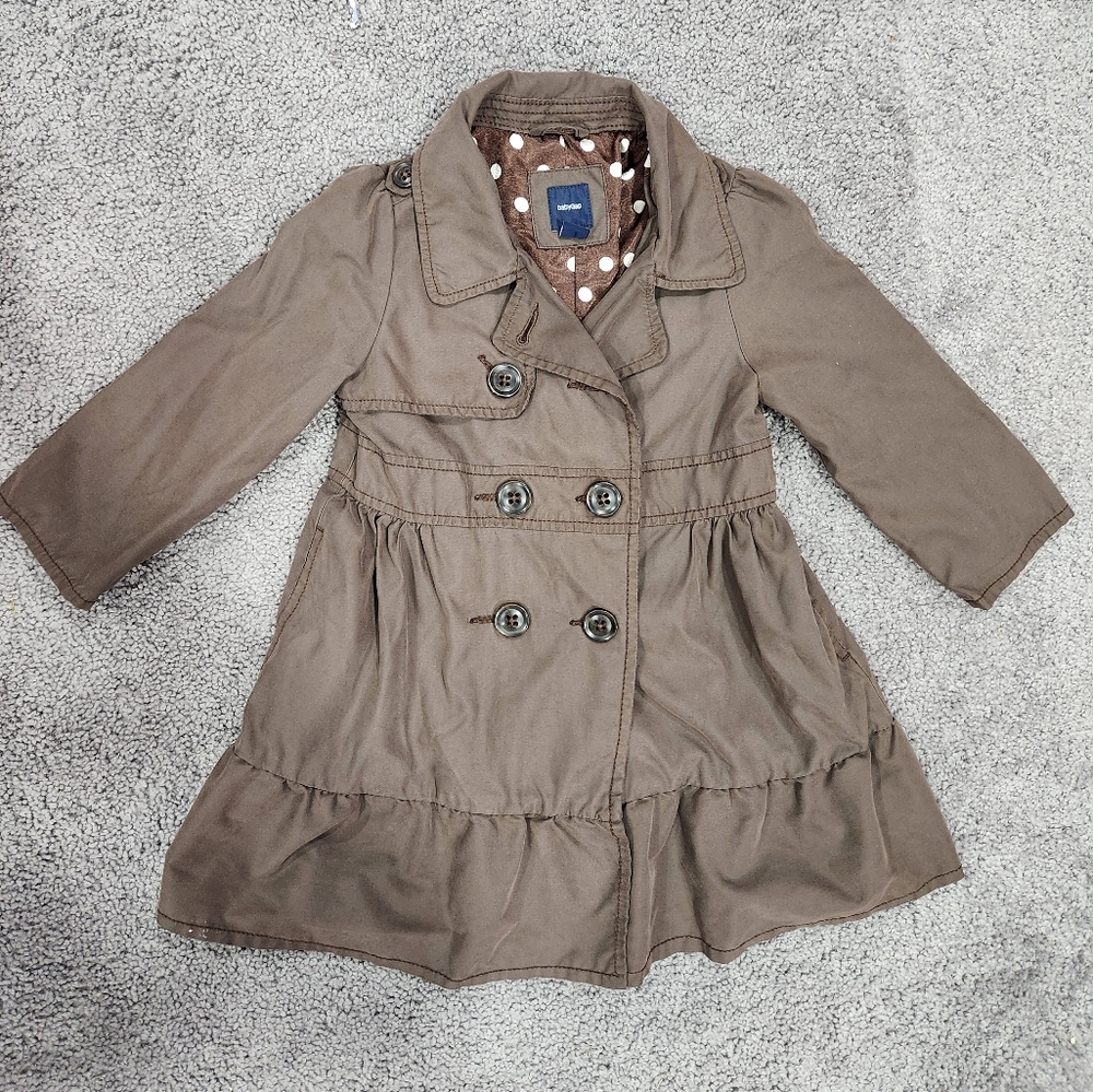 Baby Gap toddler Girls 3T brown peacoat